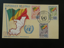 Carte Maximum Card Drapeau Flag Congo 1961 (ex 2) - FDC