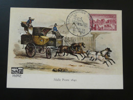 Carte Du Musée Postal Malle-poste Exposition CAR PTT Trouville Deauville 14 Calvados 1963 - Postkoetsen