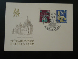 Carte Maximum Card Leipziger Messe DDR 1967 - Cartas Máxima