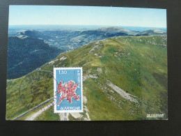 Carte Maximum Card Volcan D'Auvergne Volcano 63 Clermont Ferrand 1975 - Vulcani