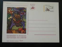 Entier Postal Stationery Card Ane Donkey Portugal 1978 - Burros Y Asnos