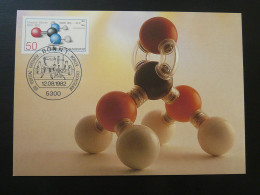 Carte Maximum Card Chimie Chemistry Molecule Allemagne Germany 1982 - Química