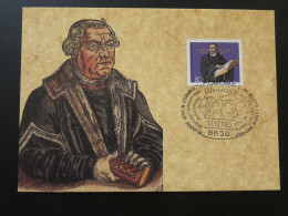 Carte Maximum Card Martin Luther Allemagne Germany 1983 - Théologiens