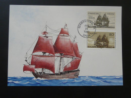 Carte Maximum Card Bateau Ship Concord Joint Issue Germany USA 1983 - Gezamelijke Uitgaven