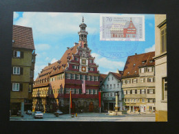 Carte Maximum Card Esslingen Rathaus Europa Allemagne Germany 1983 - Sonstige & Ohne Zuordnung