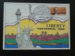 Carte Maximum Card Statue De La Liberté Statue Of Liberty Centennial Milwaukee Polapex 20/04/1986 - Maximum Cards