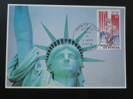 Carte Maximum Card Statue De La Liberté Statue Of Liberty Centennial Wallis Et Futuna 1986 - Cartes-maximum