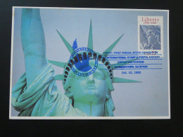 Carte Maximum Card Statue De La Liberté Statue Of Liberty Centennial Morristown 1986 - Maximum Cards