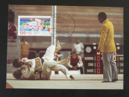 Carte Maximum Card Judo Allemagne Germany 1987 - Judo