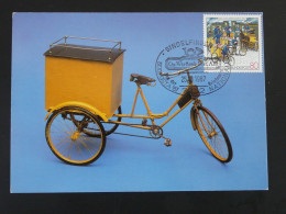 Carte Maximum Card Vélo De Facteur Postamn Bicycme Tag Der Briefmarke Sindelfingen Germany 1987 - Vélo