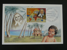 Carte Maximum Card Première Femme Missionnaire Wallis Et Futuna 1996 - Maximumkaarten