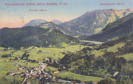 E163) LUNZ - NÖ - Oetscher - Scheiblingstein - Häuser Fluss ALT ! 1914 - Lunz Am See