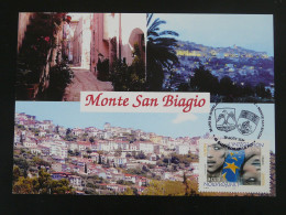 Carte Maximum Card Europa Jumelage Monte San Biagip St-Romain Le Puy 42 Loire 2006 - 2006