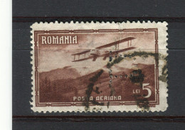 ROUMANIE - Y&T Poste Aérienne N° 16° - Perfin - Perforé - Avion Farman Goliath - Usati