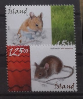 Island 2005 Nager Mäuse Mi 1087/88** - Unused Stamps