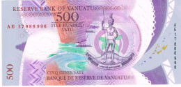 VANUATU EX CONDOMINIUM NOUVELLES HEBRIDES BILLET DE BANQUE BANKNOTE MONNAIE MONEY 500 VATU AE BANQUE RESERVE UNC - Vanuatu