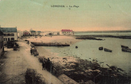 FRANCE - Lomener - La Plage - Pêcheurs - Cages - Côte - Colorisé - Carte Postale Ancienne - Ploërmel