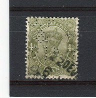 INDE ANGLAISE - Y&T N° 112° - Perfin - Perforé - George V - 1911-35  George V