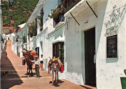Espagne - Malaga - Mijas - La Sierra Au Fond D'une Rue Typique - Colorisé - Carte Postale - Malaga