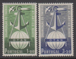 1952. PORTUGAL. NATO. OTAN = Organisação De Tratado Do Atlantico Norte. Complete Set With... (Michel 778-779) - JF539238 - Neufs