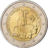 Portugal, 2 Euro, Agricultura Familiar, 2014, Lisbonne, SPL, Bimétallique - Portugal