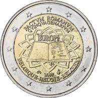 Belgique, 2 Euro, Traité De Rome 50 Ans, 2007, Bruxelles, SUP, Bimétallique - Belgique