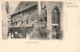 ALLEMAGNE - Nürnberg - Bratwurstglöcklein - Animé - Carte Postale Ancienne - Nürnberg