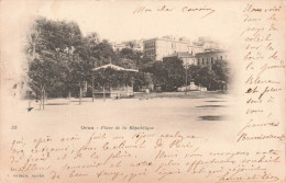 ALGERIE - Oran - Place De La République - Kiosque - Geiser Alger - Dos Non Divisé - Carte Postale Ancienne - Algerien