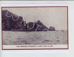 59. WE01. Three Lundy Island HMS Montague/Montagu Warship Produced By Western Retirment Sale Price Slashed! - Oorlog, Militair