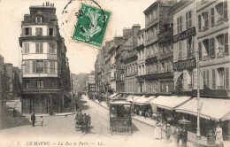 FRANCE - Le Havre - Rue De Paris - LL - Télégraphes - Bus - Charrettes - Animé - Carte Postale Ancienne - Ohne Zuordnung