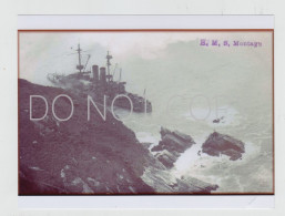 04. AL14. Four Lundy Island HMS Montague/Montagu Warship Produced By Allen Retirment Sale Price Slashed! - Guerre, Militaire