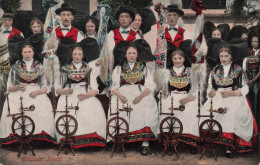 FOLKLORE - Costumes - Costume Alsacien - Carte Postale Ancienne - Vestuarios