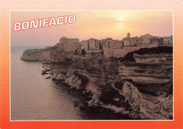 FRANCE - Corse - Bonifacio - Coucher Du Soleil Sur La Haute Ville - Colorisé - Carte Postale - Corse