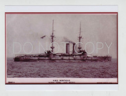 38. RO01. One Lundy Island HMS Montague/Montagu Warship Produced By Rotary Retirment Sale Price Slashed! - Guerre, Militaire