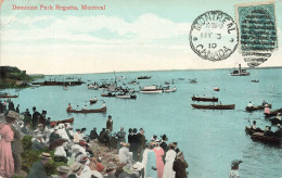 CANADA - Montreal - Dominion Park Regatta - Animé - Colorisé - Barques - Carte Postale Ancienne - Montreal