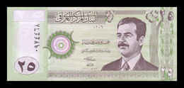 Irak Iraq 25 Dinars Saddam Hussein 2001 Pick 86 Sc Unc - Irak