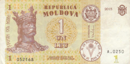 BANCONOTA MOLDAVIA 1 LEU VF (KP853 - Moldawien (Moldau)