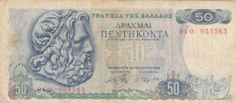 BANCONOTA GRECIA 50 DRACME VF (KP740 - Grèce