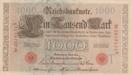 BANCONOTA GERMANIA 1000 1910 UNC (KP710 - 1000 Mark