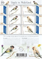 Netherlands 2019 (Mi 3815KB) - European Goldfinch (Carduelis Carduelis), Bohemian Waxwing (Bombycilla Garrulus - Verzamelingen, Voorwerpen & Reeksen