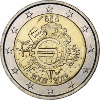 Belgique, 2 Euro, Queen Elisabeth, 2012, 10 ANS DE L'EURO, SUP, Bimétallique - Belgio