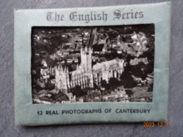 12 REAL PHOTOGRAPHS OF CANTERBURY  7    X  9   CM - Canterbury