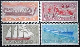 Denmark 1970  Shipping  Minr.501-504   MNH  (**)   ( Lot L 233  ) - Nuevos