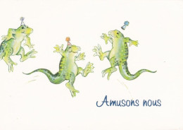 Humour--- "Amusons Nous ! " ----grenouilles  ---Animal Party - Humor