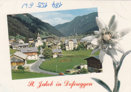 E198) ST. JAKOB In DEFEREGGEN - Schöne AK Mit Prägung Edelweiß - Defereggental