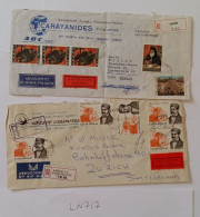 LOTTO 2 LETTERE GRECIA (LN717 - Storia Postale