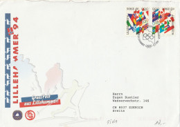 LETTERA NORVEGIA 1994 LILLEHAMMER (LN674 - Briefe U. Dokumente