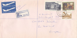 RACCOMANDATA SUDAFRICA 1988 (LN670 - Briefe U. Dokumente