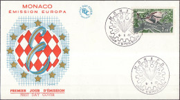 Europa CEPT 1962 Monaco FDC1 Y&T N°PA79 - Michel N°F698 - 2f EUROPA - 1962