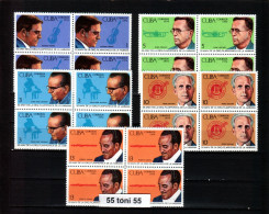 1974 Philharmonic Orchestra -Havana (music)  5 V. – MNH Block Of Four  CUBA - Unused Stamps